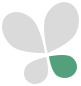 Green and grey butterfly icon